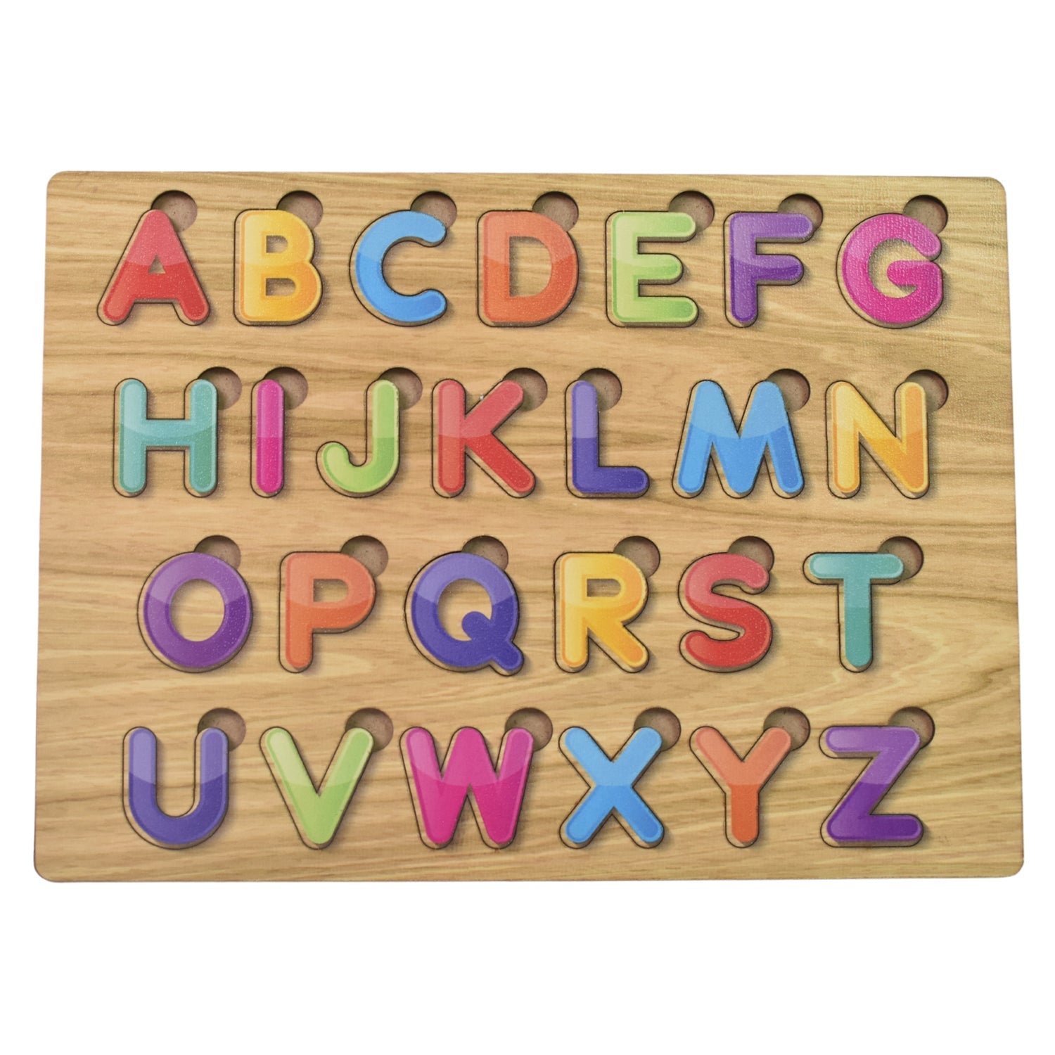Lewo Wooden ABC Letters Puzzle Board Lewo Wooden ABC Letters Puzzle Board